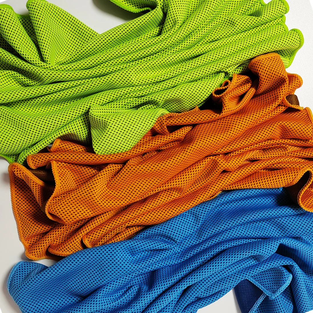 multi-color instant cooling ice towel Microfiber long sports towel for workouts