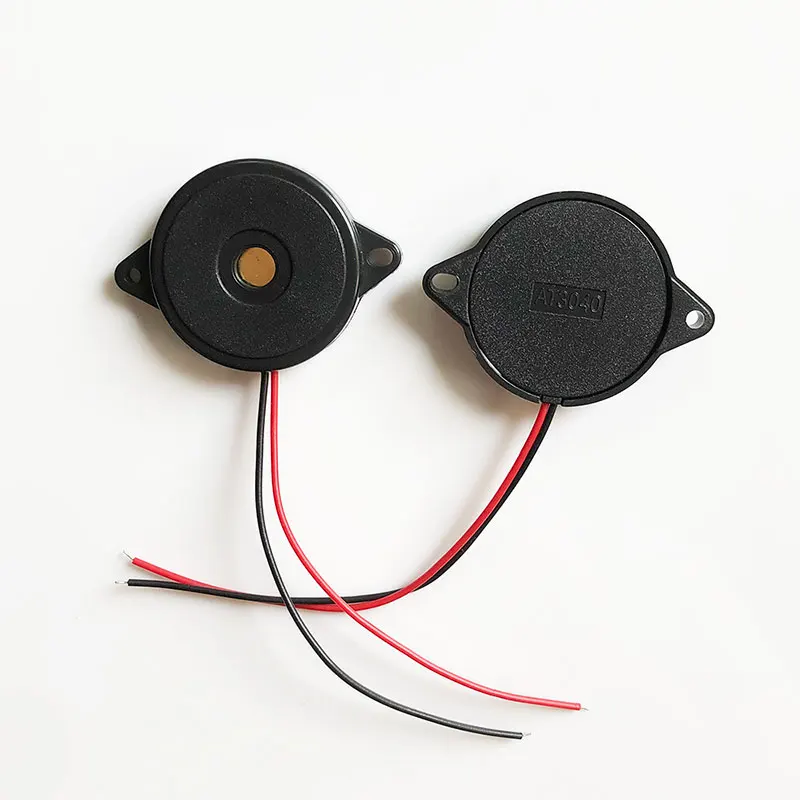 30055 30 мм электронная сигнализация переменного тока AT3040 пассивный пьезо 5 в 12 В 24 в зуммер с маленьким полукруглым