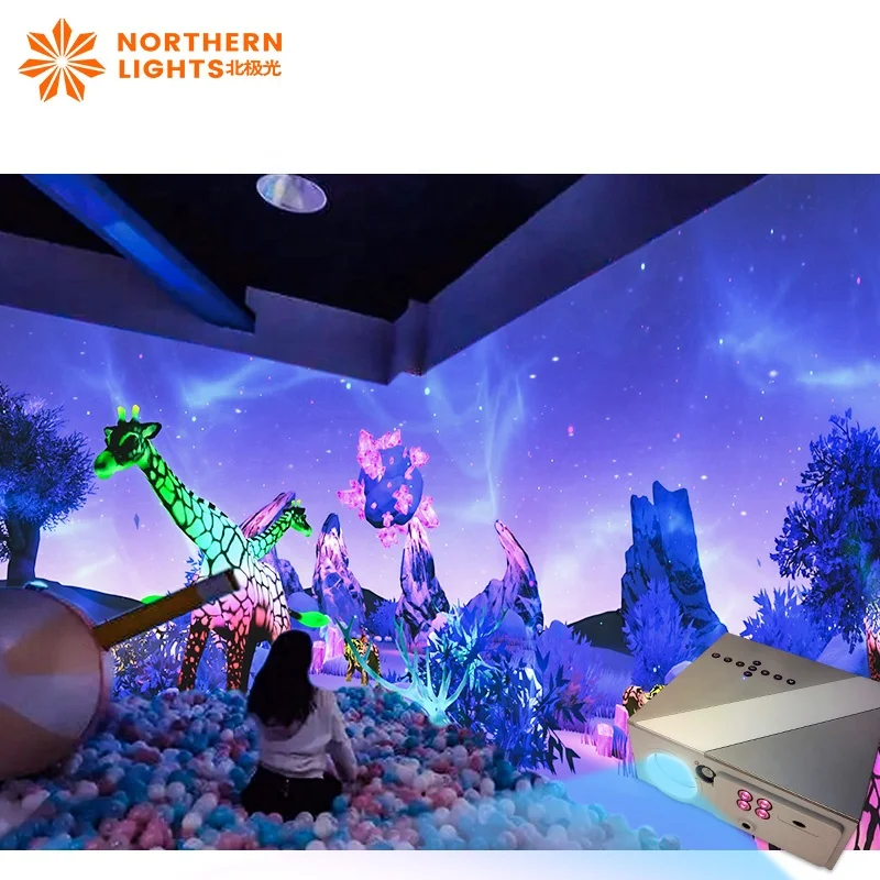 3d Interactive Smash Ball Game Newest arrival AR Item All-in-one interactive Projection game machine for kids amusement center