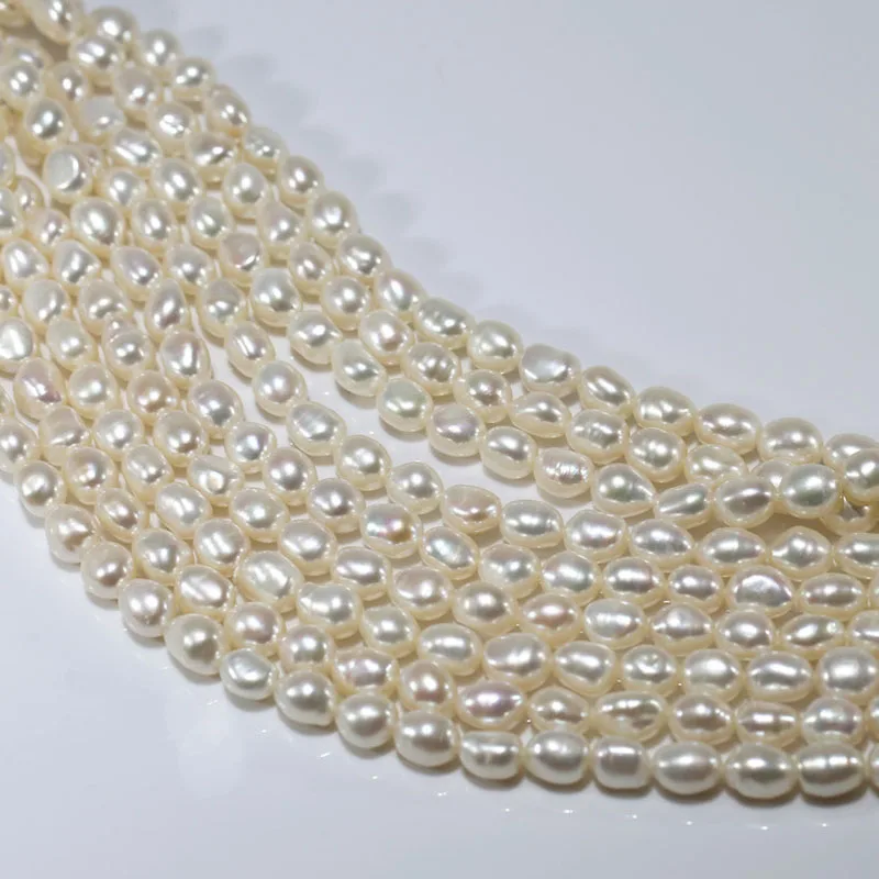 Popular Product 1A-3A Quality Natural Freshwater Baroque Pearl Strands For Necklace Jewelry