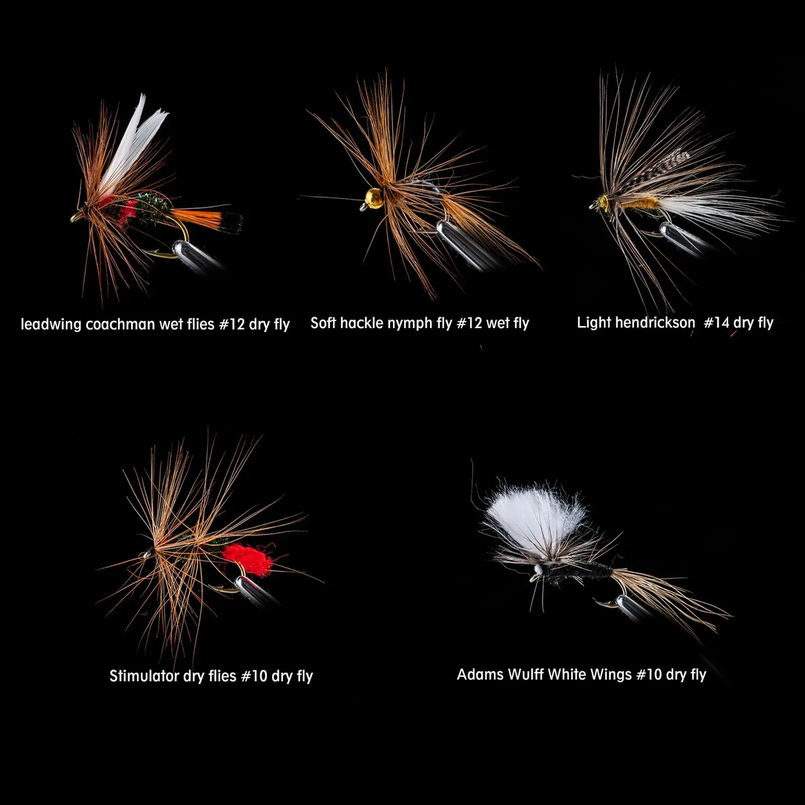 Dry fly Floating Foam beetles Fly Stimulator Trout Parachute Caddis Royal Wulff Mayfly Light Cahill Ginger Quill Fishing lure
