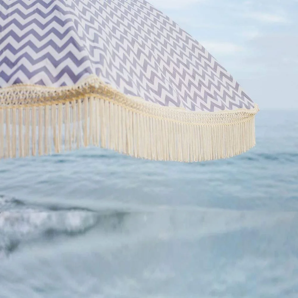 Ovida High Quality Custom Design Parasol Beach Umbrella Outdoor Potable Beach Umbrella Beach