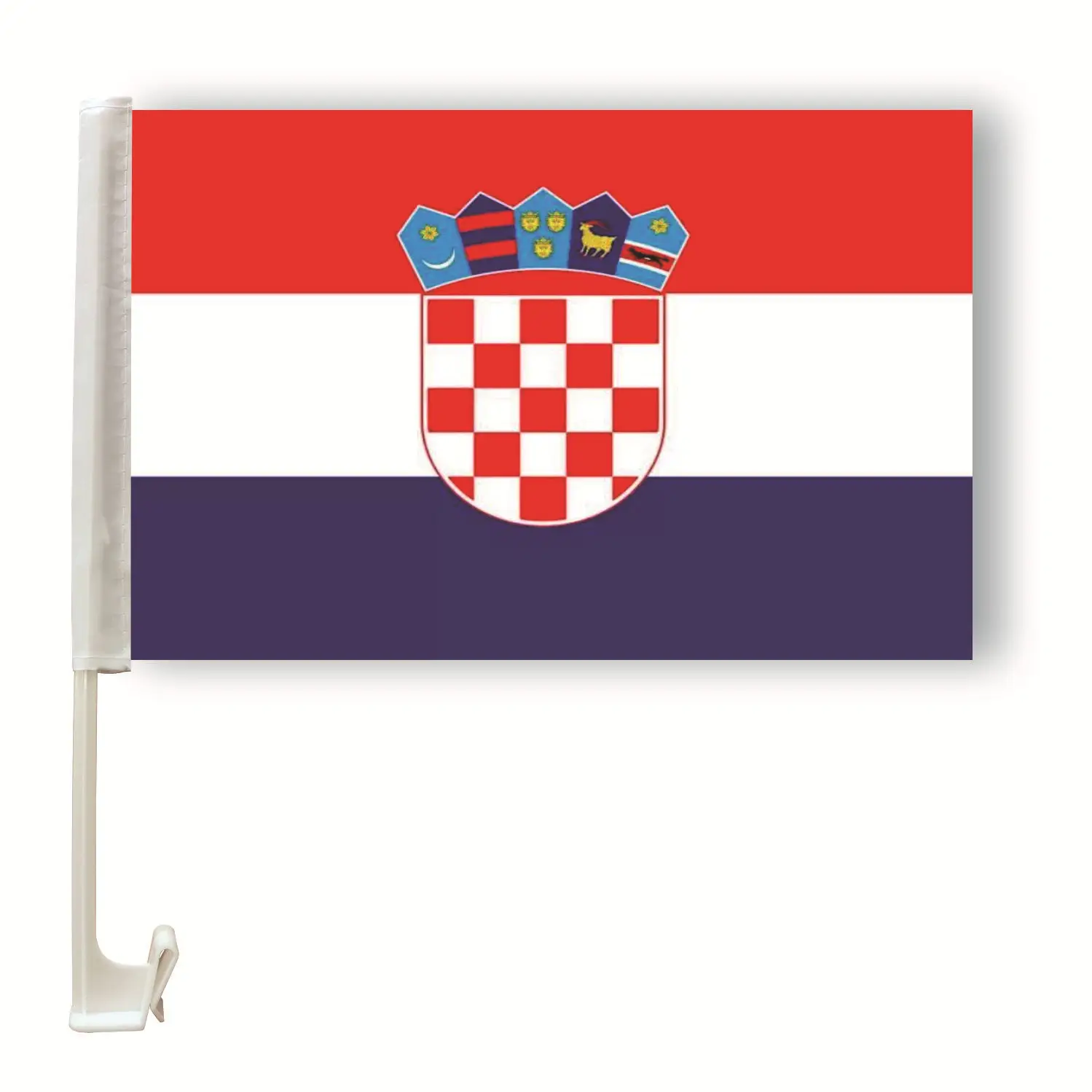 Hn 2024 European Countries National Flags European Countries 100% Polyester European Cup Car Flag for Football Game