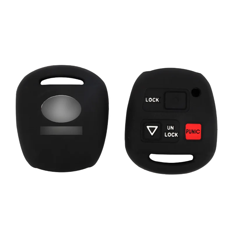 Customizable Silicone Remote Key Cover Fob Case Shell Car Key Holder with Protection Features Fit for Lexus 3/4Buttons Car Keys