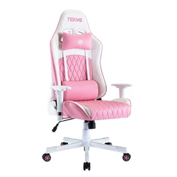 UE  Racing Seat Simulator Pink And Gray Purple Station Anji Computer High End Gaming Chair
