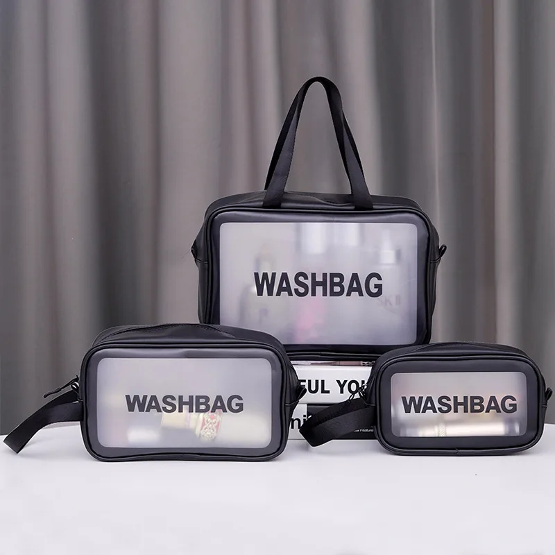 Wholesale Waterproof Thickened Large Capacity Toiletries Bag Beach Bag Custom Ladies Travel Portable Makeup Bag