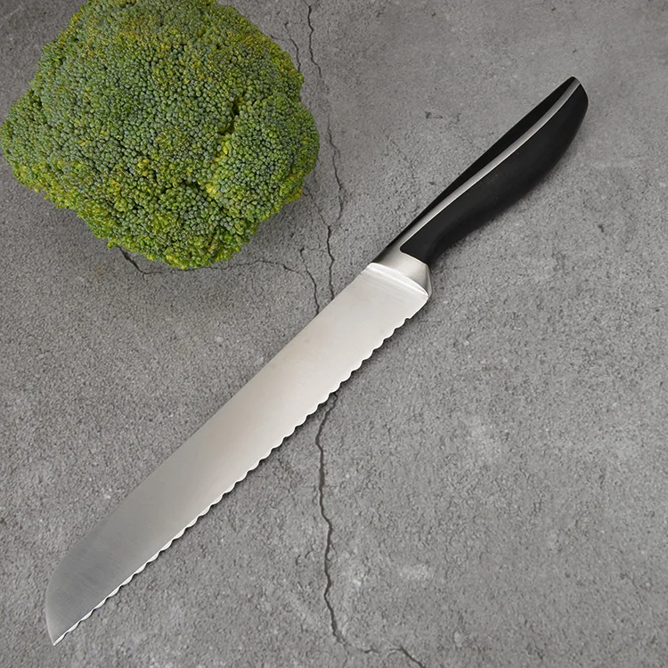 
Konoll 8 inch Stainless Steel Kitchen Bread Knife With Serrated 