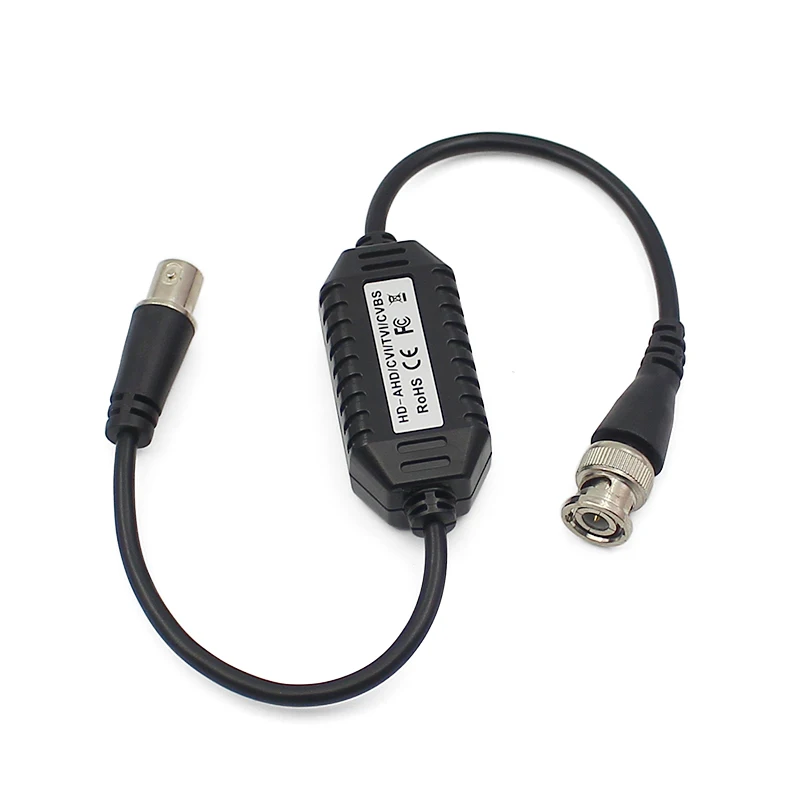 YJS Manufacture Supply High Quality BNC Video Balun Video Signal Anti Jamming Device Ground Loop Isolator For CCTV System
