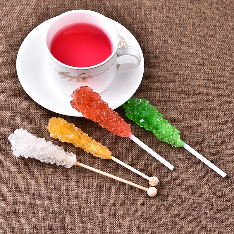 Оптовая продажа украшение для торта Lollipop Geode выпечки печенья кофе сахара рок-палочки