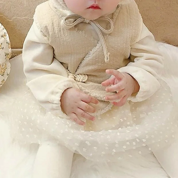 Ins Shaolin Spring Retro Space Cotton Vest Children Vest Baby Cotton-padded Jacket Wholesale