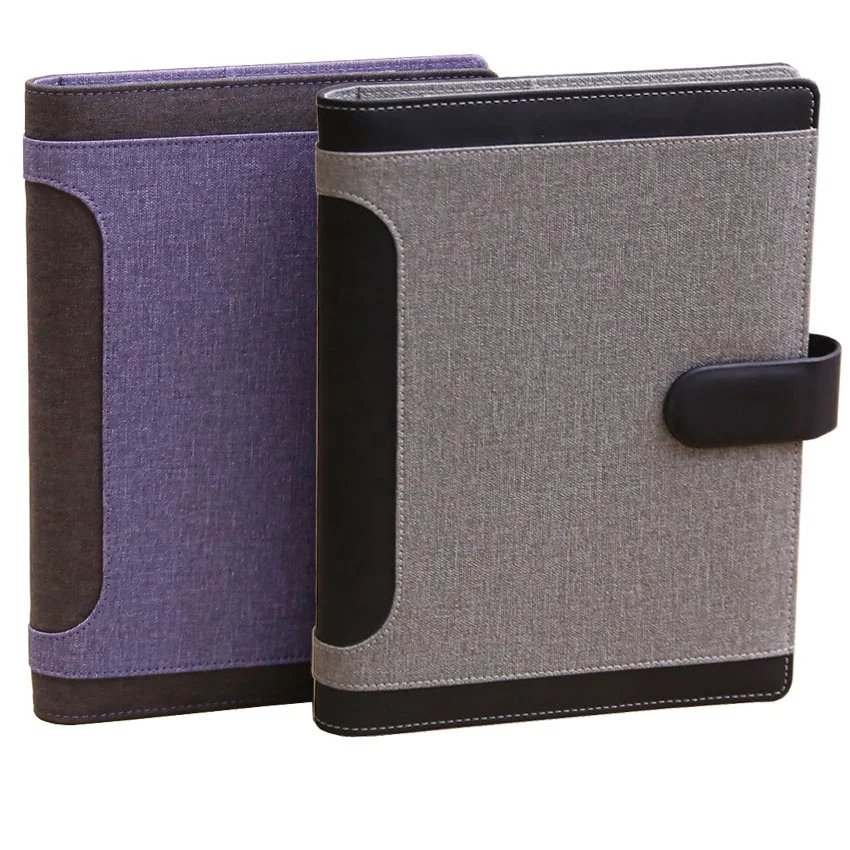 Блокнот А5 из искусственной кожи в деловом стиле, органайзер для дневника, журнала, Еженедельный планировщик с кольцевой обложкой