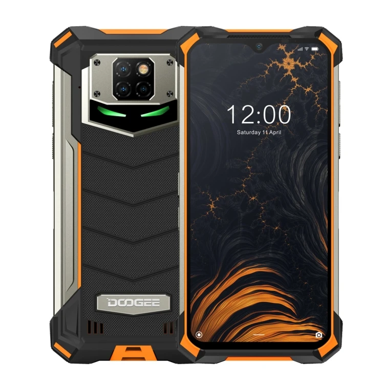  2021 глобальная версия DOOGEE S88 Pro Прочный смартфон 6 ГБ + 128 10000 мАч батарея 3 дюймов Android мобильного телефона тройной задняя