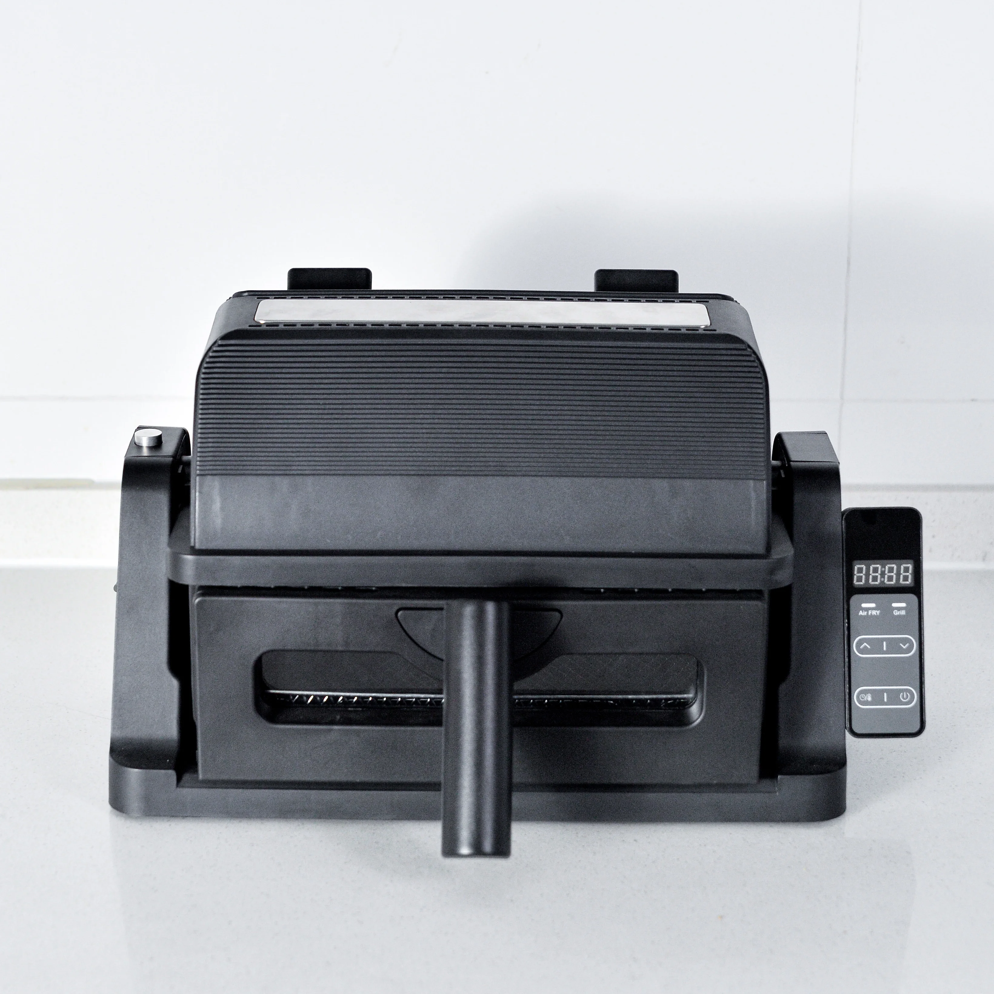 Top Blown Smart Electric Air Fryer and Grill 5L with Intelligent Control Saves Space Computer Aluminum Customized Logo 2 in 1