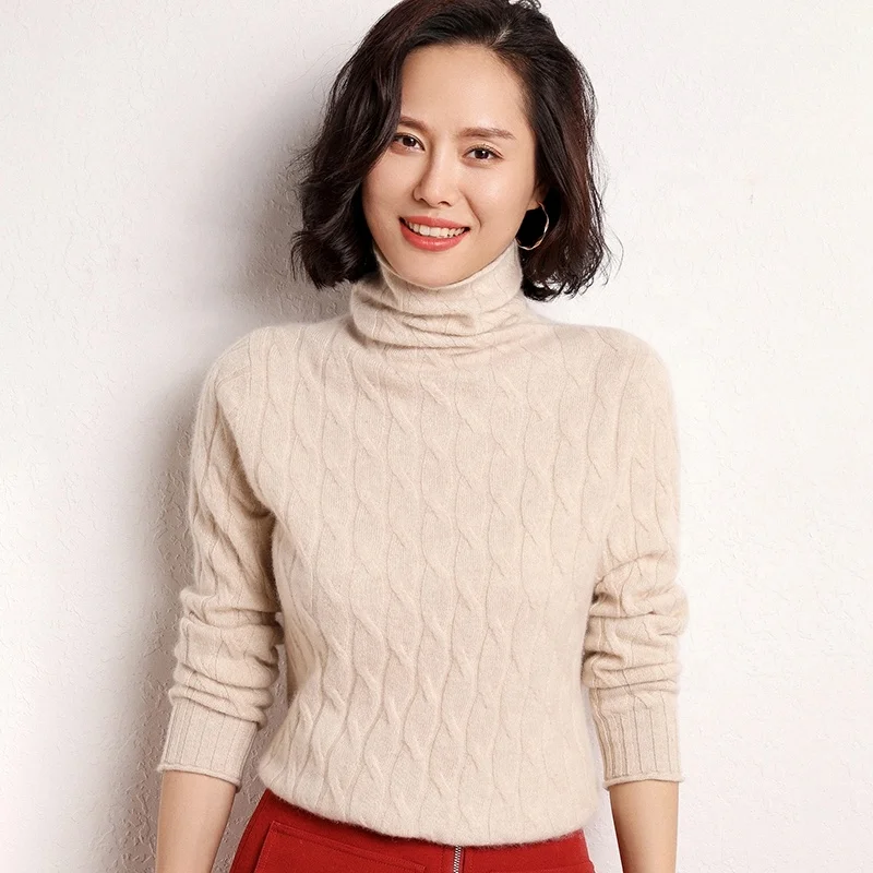 Ex-factory price sweater 100% pure cashmere ladies