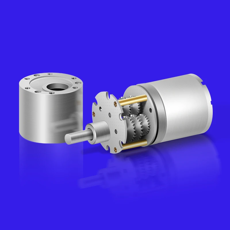 Shunli Custom Brush Mini Vibrator Hight Torque 20nm 37MM Dc Gear Motor Bldc Motor High Speed For Hair Dryer