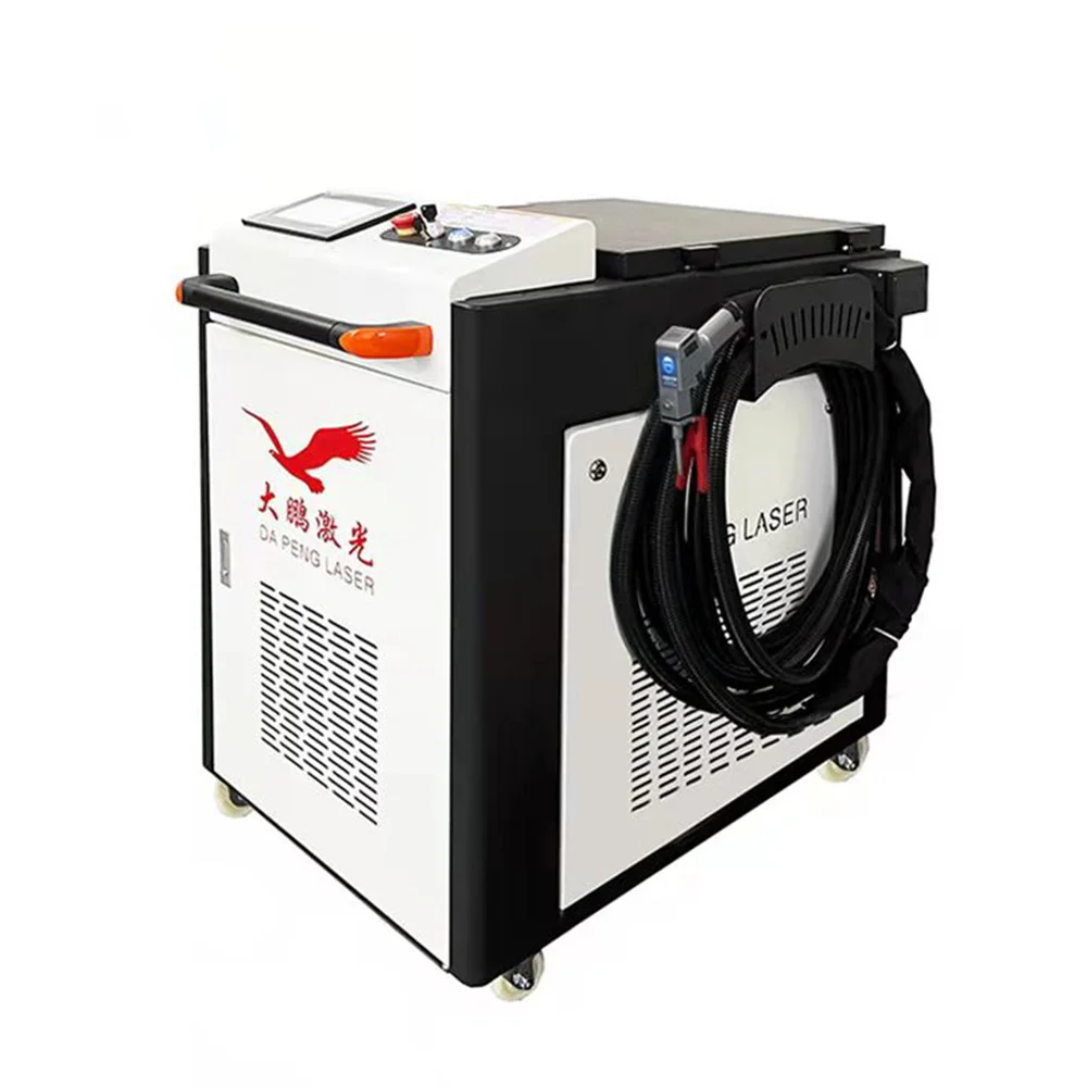 High Efficiency 3In1 Automatic 2Kw Constant Removes Rust Metal Wide Beam Derusting Big Area Focusing Lens Fiber Laser Cleaner