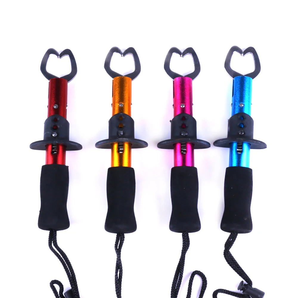 
Various color available Fish Lip Gripper Fish Holder Stainless Steel 40 Pound Fish Lip Grip Tool with Weight Scale 