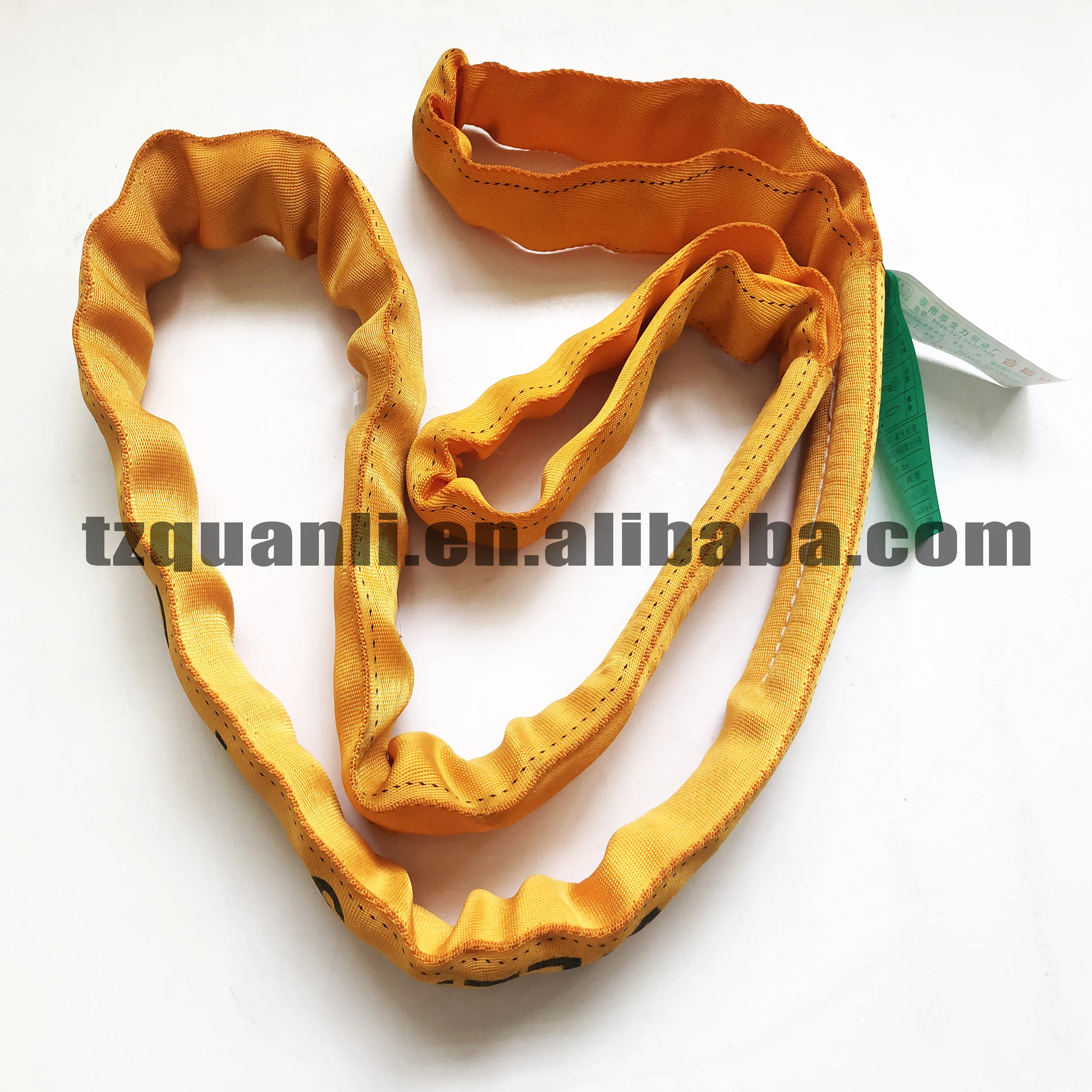 3T heavy duty endless Round soft Webbing Slings for lifting