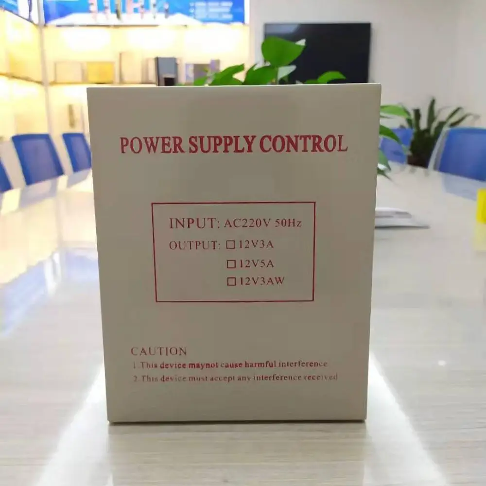 
Huarui 12V5A power supply 110-240V 50-60HZ power supplier switch power supply for access control system 