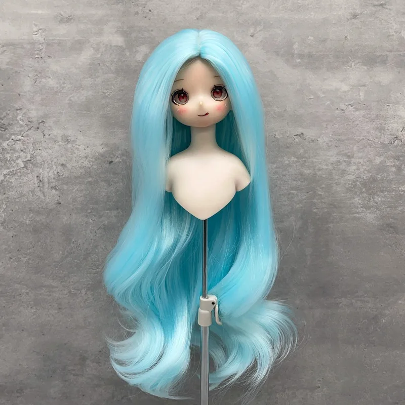 Wig Customize 1/4 BJD Wigs 17-18 cm Head Circumference Fit For Minifee Doll Hair 7 inch head doll tress dolls accessories