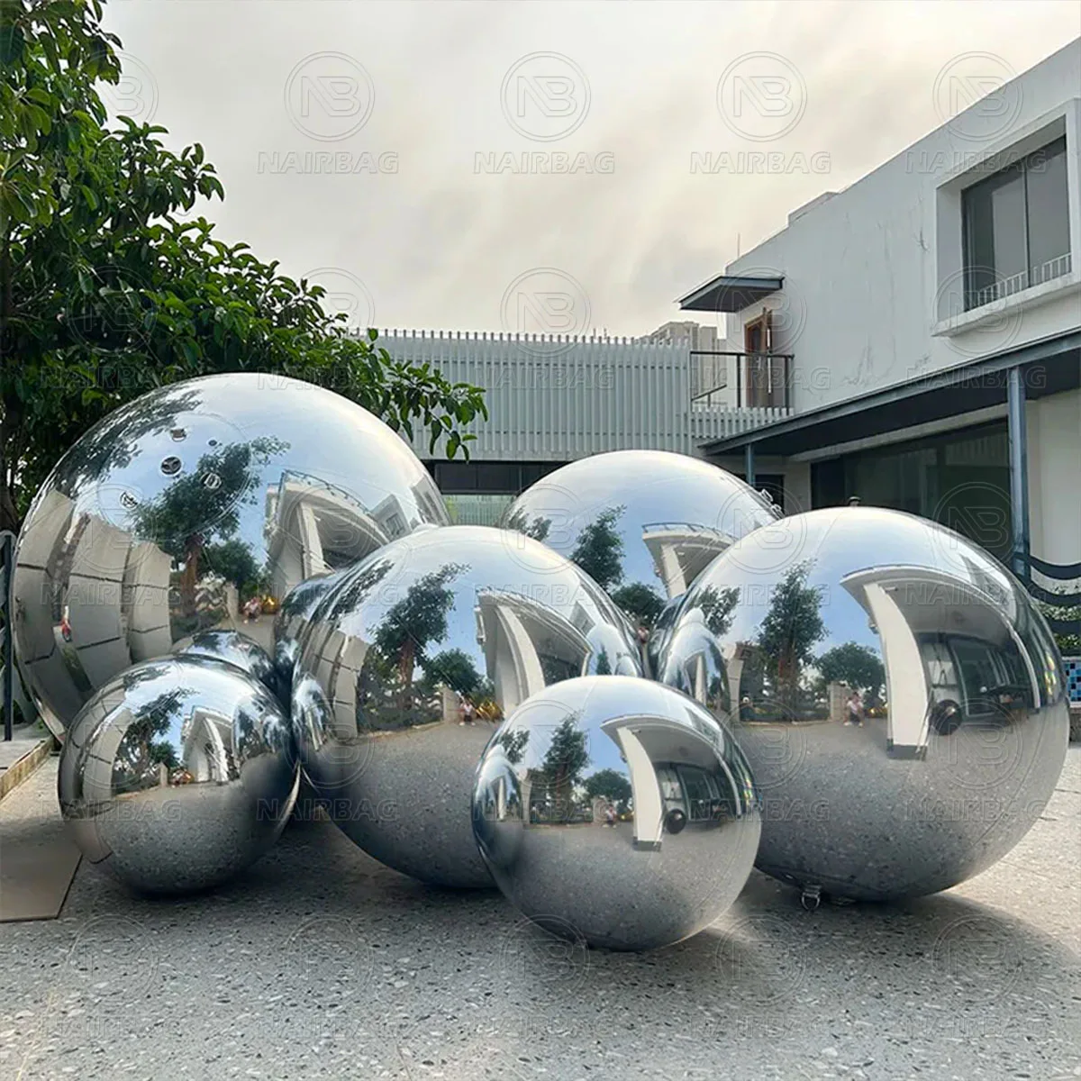 Mirror Ball Inflatable Big Shiny Ball Indoor & Outdoor Event Party Decoration Advertising Large Air Blow Sphere For Sale