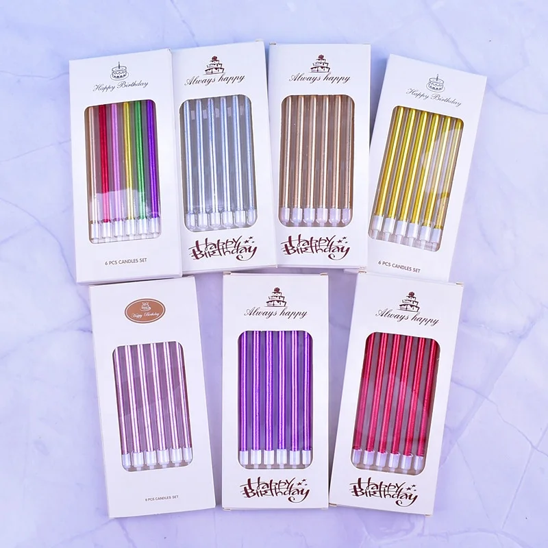 Cheap Rainbow Color blowing out elegant glitter sparkling custom metal creative baby cake happy spiral birthday candles for kids