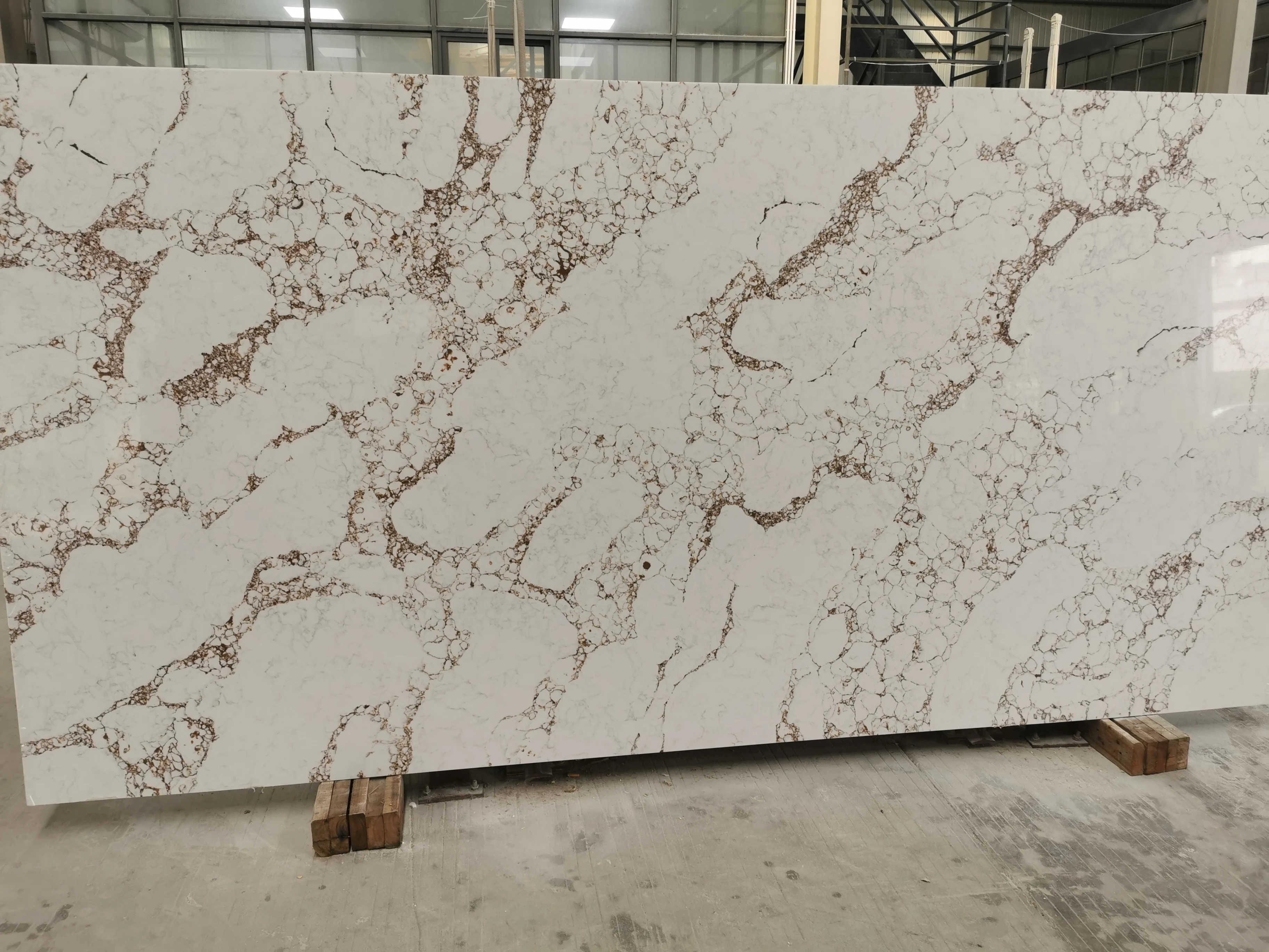 Polished zero silica artificial stone  Quartz Modern Viola Wholesale Price Artificial Marble Stone Door & Window Sills