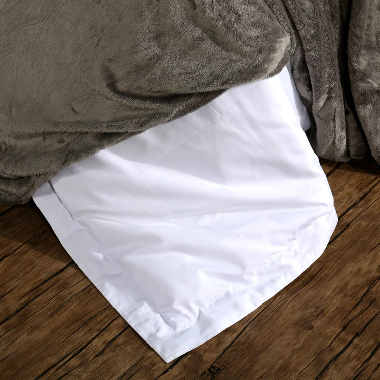 9 см жаккардовая белая простыня из хлопчатобумажной ткани