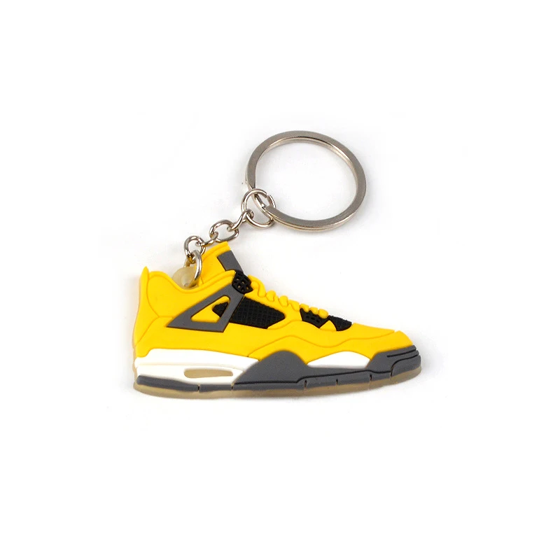Оптовая продажа изготовление на заказ брелок из мягкого ПВХ 2D jordan shoe