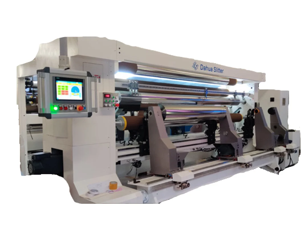 Dahua slitter 1.0 version 2700mm web width slitter for metallized CPP film individual station type slitting machine film slitter