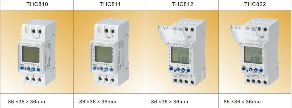 FATO THC810/811/812/822 Digital Time Switches