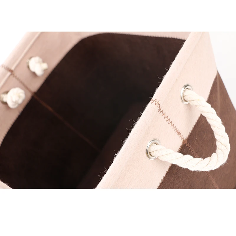 Felt large storage basket toy sundry storage basket