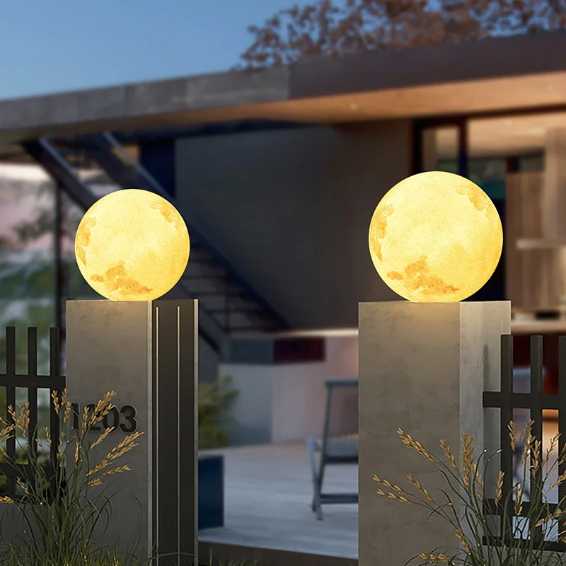 IP65waterproof hotel disco charging colorful beach party moon decorative atmosphere courtyard lamp