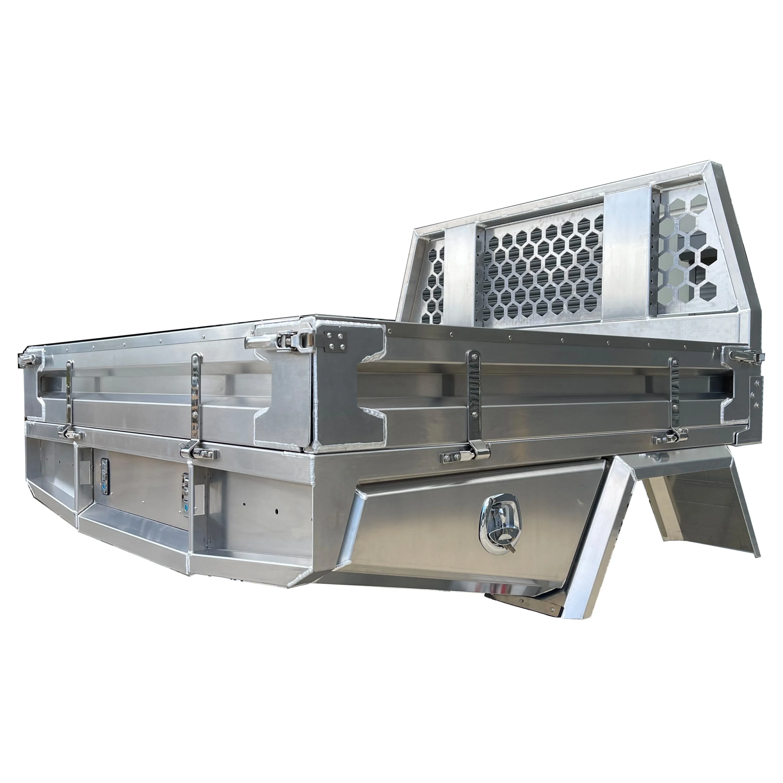 Aluminum Ute Tray And Canopy With Trundle Drawer/mud Guard And Tool Box