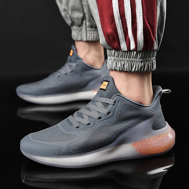 2020 Brand Logo Custom High Quality all black sneakers Alpha Men Fashion Knitting Sports Sneakers Running Shoes