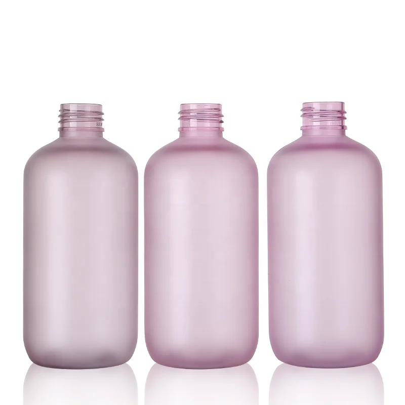 New product 250ml light purple colored Plastic Toners cosmetic packaging bottle