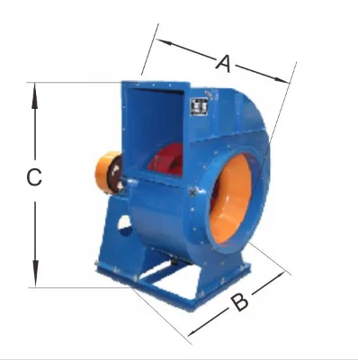 
Yuton 4-726C Light Weight Anti-corrosion Centrifugal Blower exhaust extractor air mover dust remover fume aspirator 