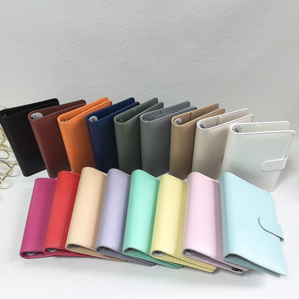 Wholesale Factory Stock Multi Colors A5 A6 Gift Personalized Journal Budget Binder Envelopes Agenda Planner