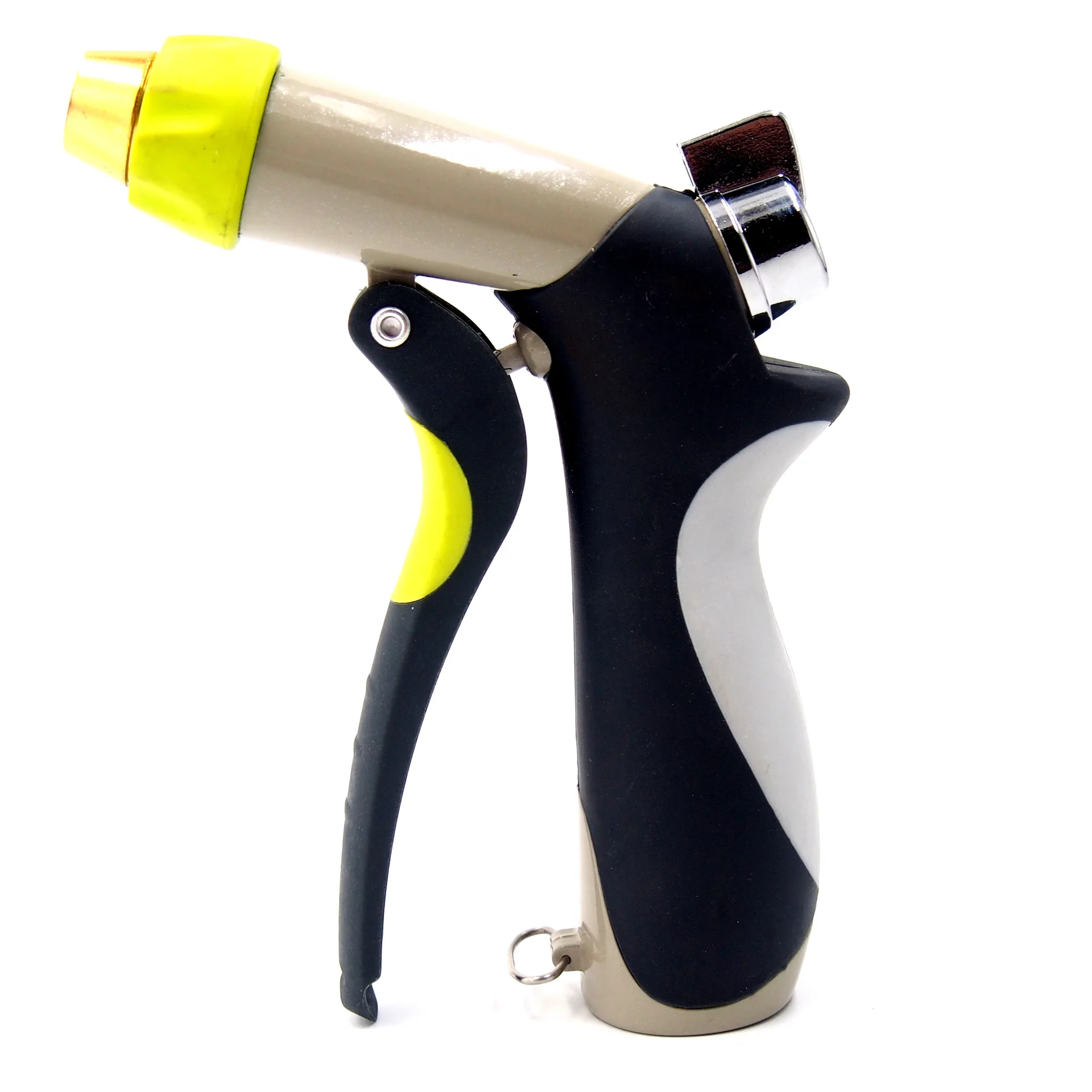 
Hot selling high widely used Garden Metal Nozzles Pressure Thumb Control Jet Shower Sprayer 