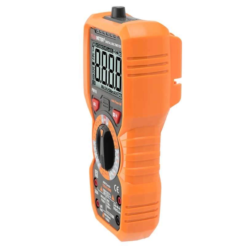 PM18 AC DC Voltmeter NCV Live line Test Hand-held Digital Multimeter Capacitance multimetro True RMS Ampere meter