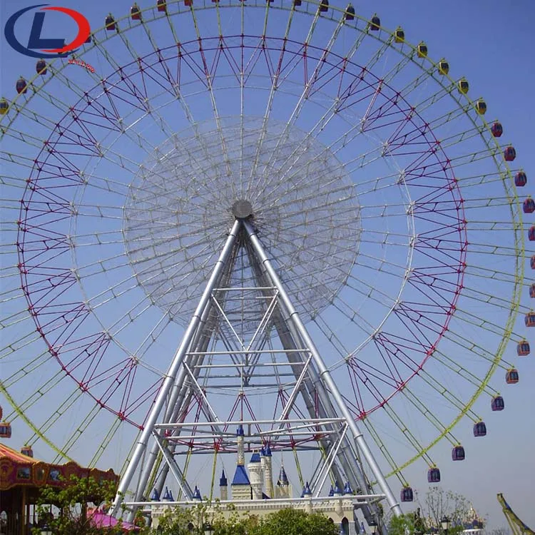 Attraction Hot Sale Customized Amusement Luna Park Rides Large High Big Ferris Wheel Rides Price for sale