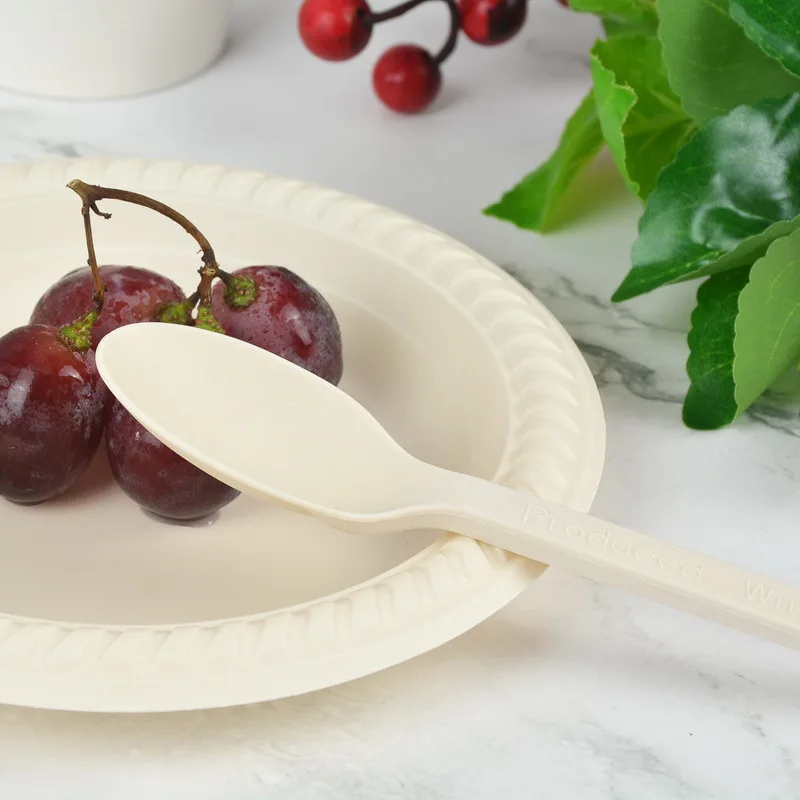 Newest Corn Starch Thickened Eco-friendly Degradable Disposable Tableware