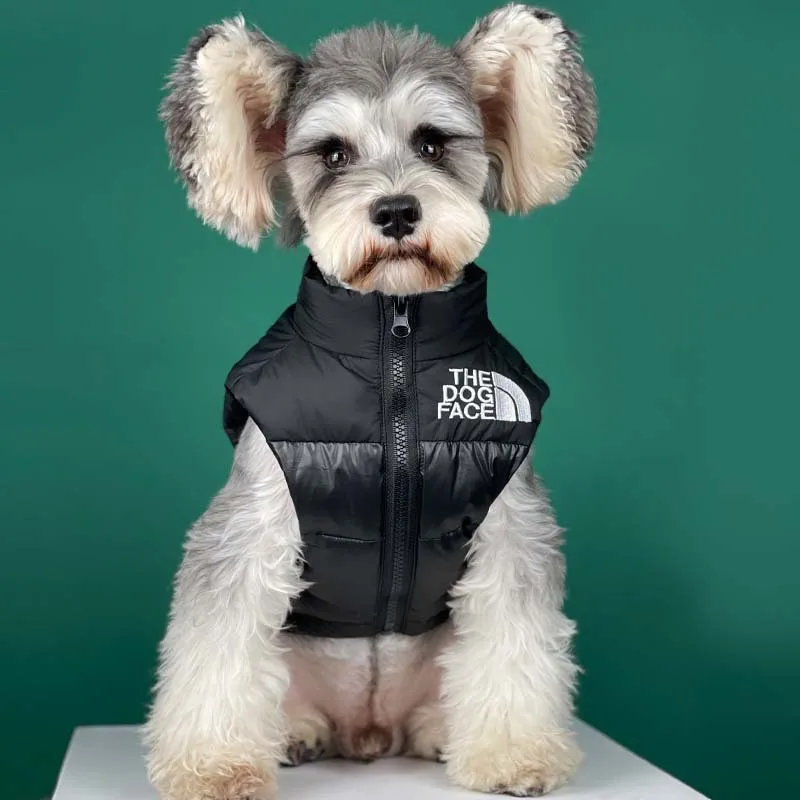 Hot Sell Winter Warm Pet Dog Clothes The Dog Face Jacket Dog Coat