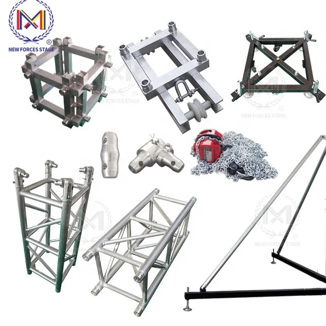 Led stage lights truss roof system With Canopy  lift tower Aluminum Truss Display