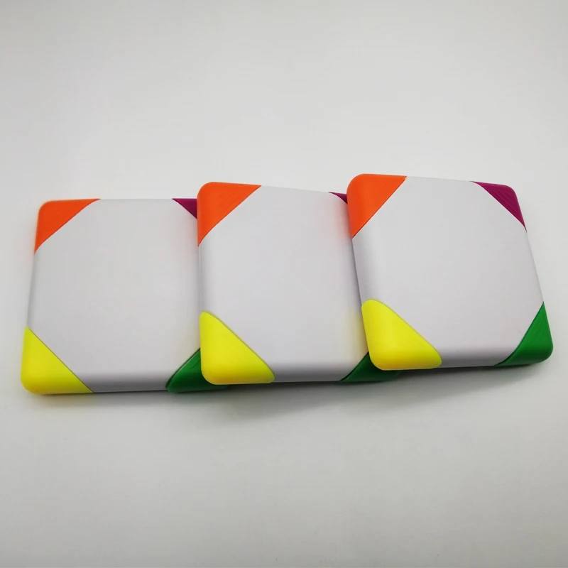 Brush Tip Highlighters, Creative Star Shape Light Color Fluorescent Pens Markers with 4 Colors, Great for Journal Planner