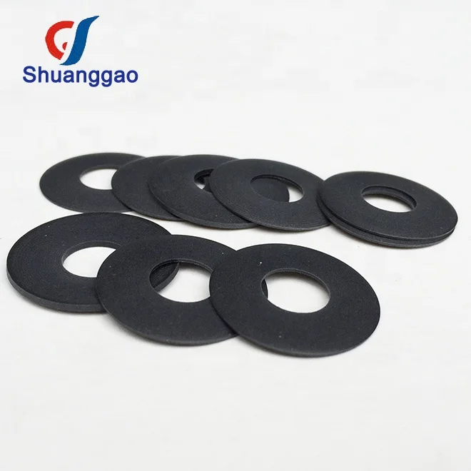 Carbon filled PTFE Seal Ring Carbon Fiber filed PTFE Flat Gasket