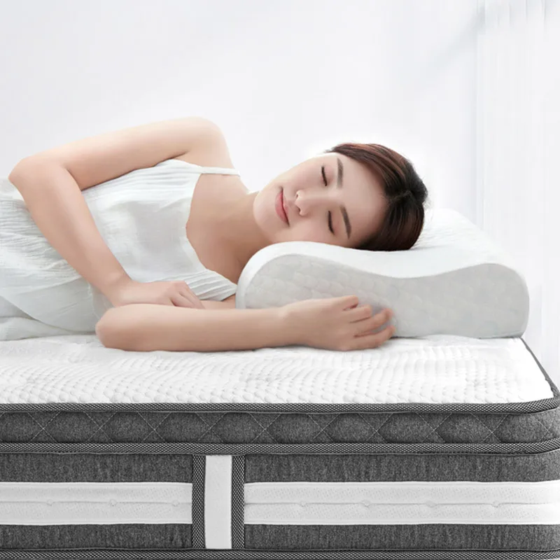AIDI Free Sample OEM/ODM Wholesale American Roll Up King Size Beautiful Plump Top Tatami Memory Foam Latex Mattress