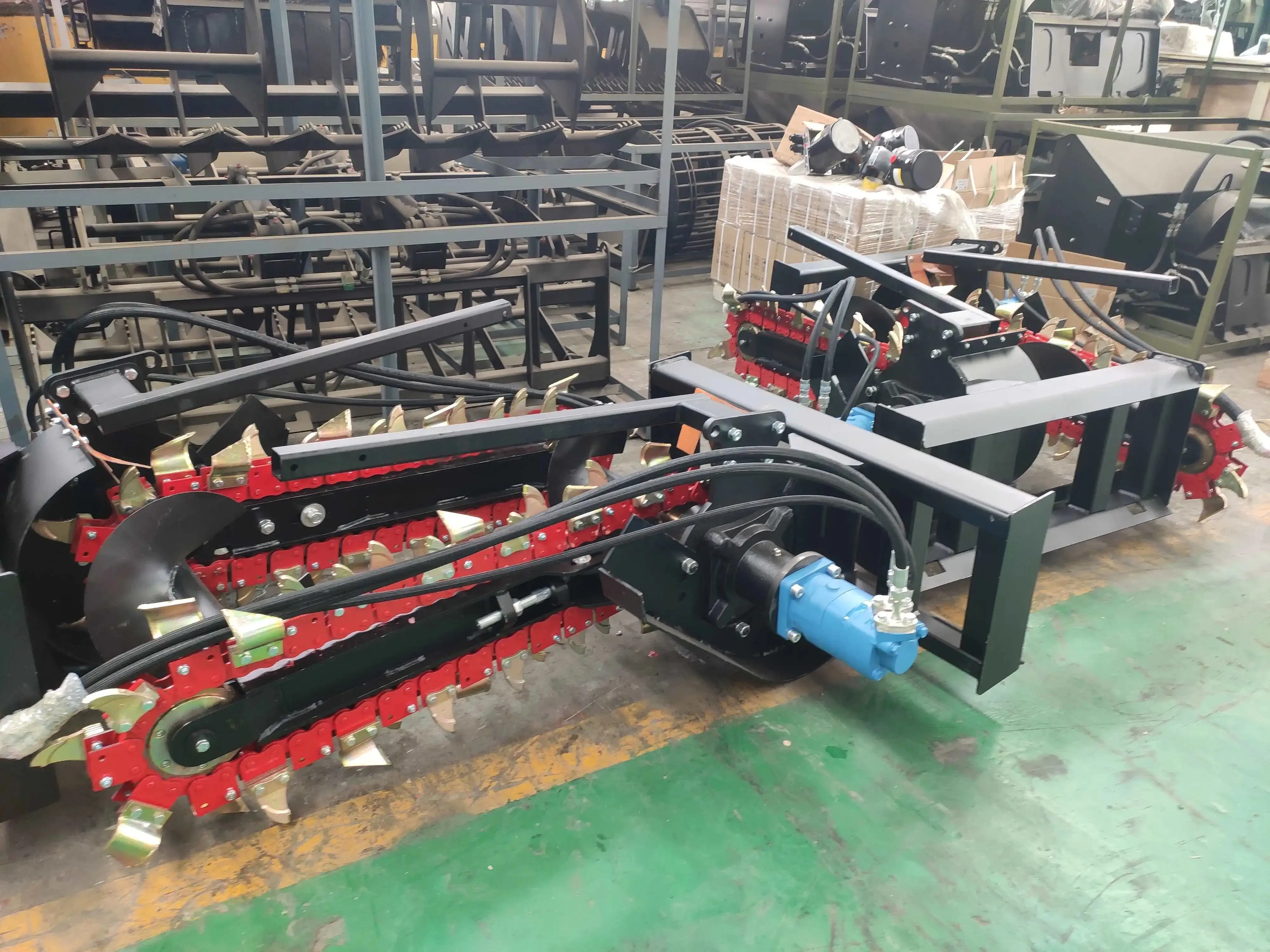 Mini Skid Steer Trencher Loader Attachments Rock Trencher