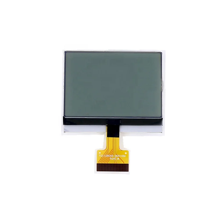 Custom Mono 12864 Graphic 128x64 Dot Matrix LCD Display Module OEM Manufacturer COG LCD Screen Wholesale with Long FPC Connector