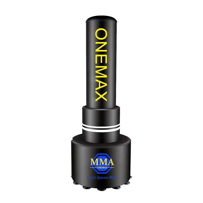MMA ONEMAX Free Standing Sandbag 180cm Logo Custom Shock Absorption Portable Installation For Boxing Taekwondo Training